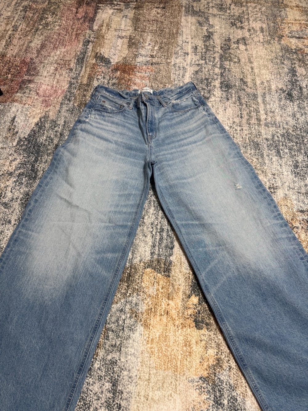 Mousy Light Wash Wide Leg Jeans